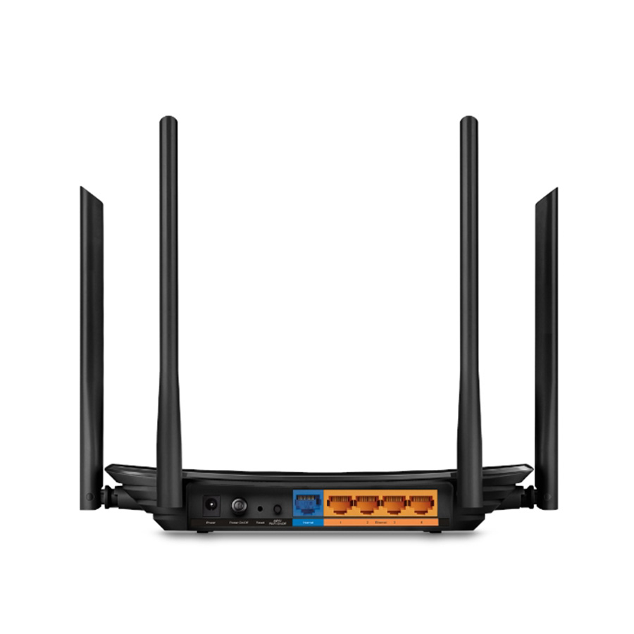 Router TP-Link Archer C6 AC1200 Dual-Band WI-FI Router, 867Mbps at 5GHz + 300Mbps at 2.4GHz, 5 Gigabit Ports, Router/Access Point, ARCHER-C6