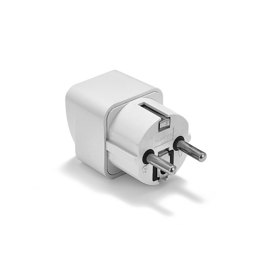 Univerzalni AC strujni adapter UK i US to EU, 3-pin to 2-pin