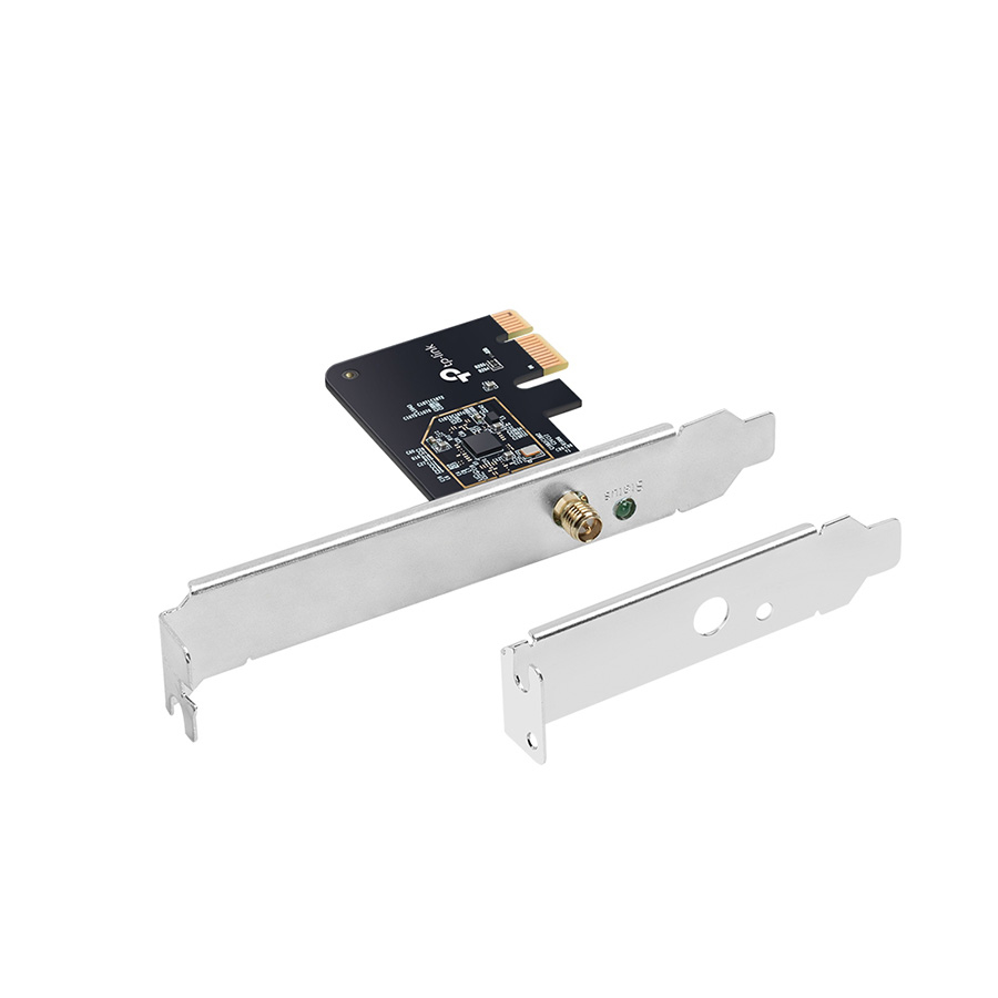 PCI-E WLAN TP-Link Archer T2E AC600 Dual Band Wi-Fi PCI Express Adapter, 5 GHz + 2.4 GHz, 1× High Gain External Antenna, MU-MI, ARCHER-T2E