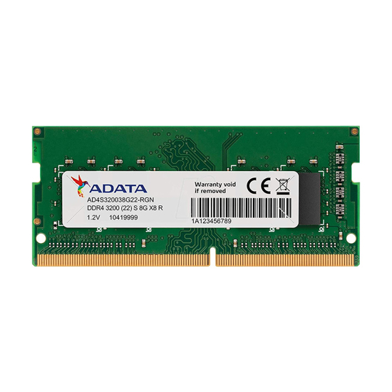Picture of ADATA SO DIMM DDR4 8GB 3200MHz Premier AD4S32008G22-SGN