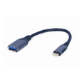 Picture of USB 3.0 adapter/kabl GEMBIRD Type-C CM/AF 15cm, A-USB3C-OTGAF-01