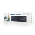 Picture of Tastaturas GEMBIRD Multimedia chocolate, KB-MCH-04 USB, USA layout