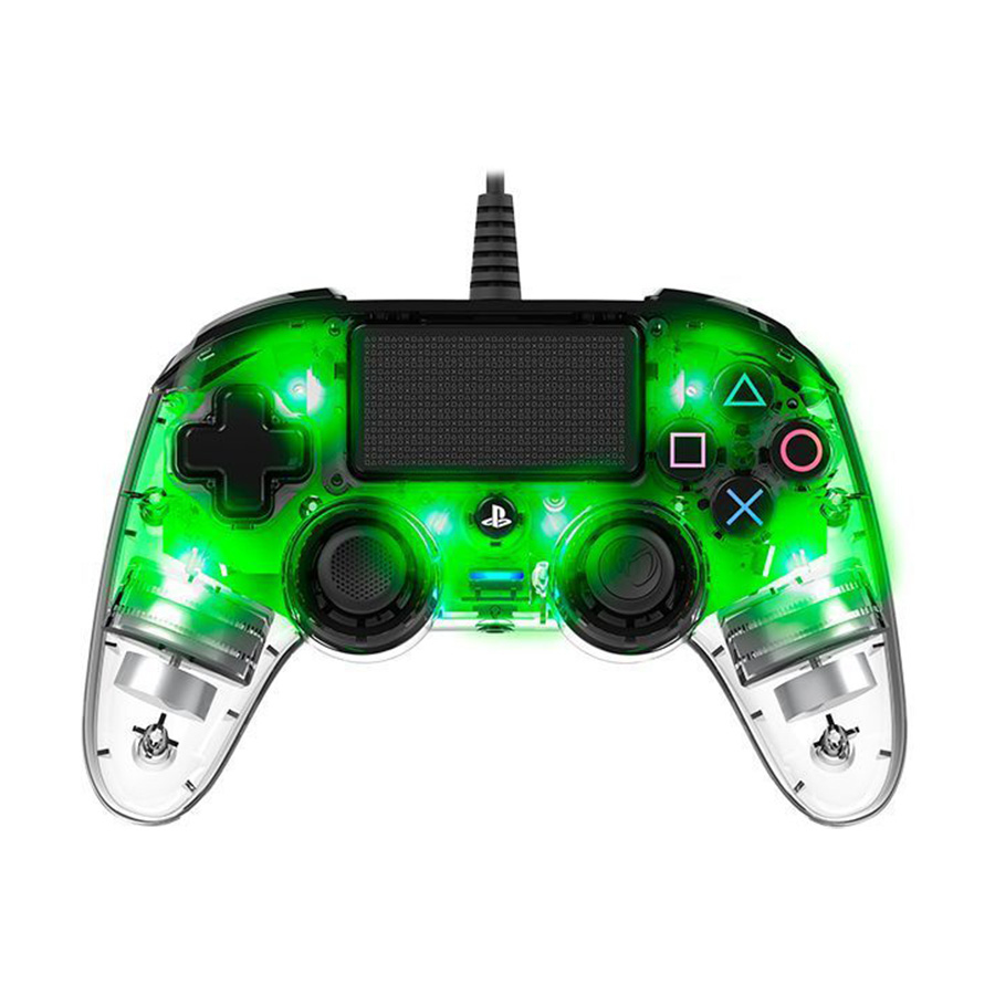 Bigben PS4 Nacon Compact Light Wired Controller prozirno-zeleni