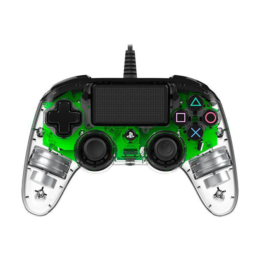 Bigben PS4 Nacon Compact Light Wired Controller prozirno-zeleni
