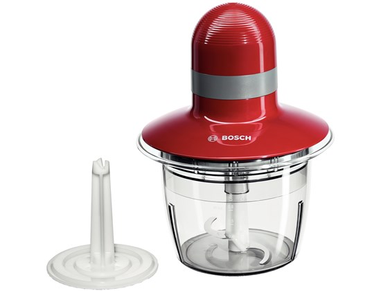 BOSCH sjeckalica 400W, CRVENA, 0.8L,INOX nož, ploča za tučenje vrhnja, SL ( MMR08R2 )