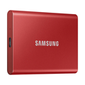 Picture of EXT.SSD 500GB SAMSUNG Portable T7 Metallic Red USB 3.2 MU-PC500R/WW Brzina zapisivanja do 1000Mb/S / Brzina čitanja do 1050Mb/S 