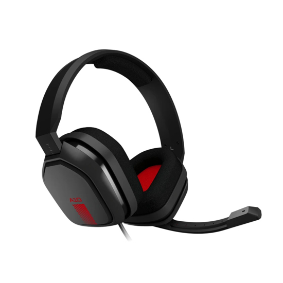 Picture of Slušalice sa mikrofonom, Logitech ASTRO A10 Wired Gaming Headset - PC - GREY/RED - 3.5 MM, 939-001530