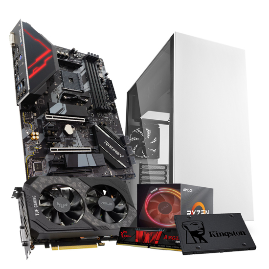 Picture of GNC GAMER SUPER SONIC AMD Ryzen 7 3800X AM4 BOX 8 cores,16 threads,3.9GHz, MB B550GTA,  ASUS TUF Gaming TUF GeForce GTX 1660 Ti6GB GDDR6 192bit
