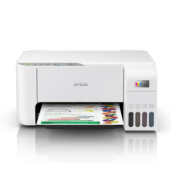 Picture of Printer Epson MFP EcoTank ITS L3256 print/scan/copy 33str/min BW. 15str/min color, rezolucija printanja 5.760 x 1.440dpi,USB+WiF. bijeli