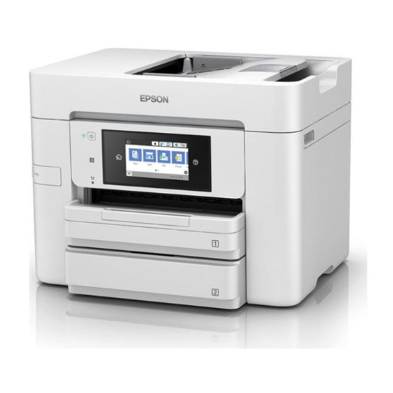 Picture of Printer Epson MFP Workforce WF-4745 print/scan/copy/fax 24str/min BW. 22str/min COLOR, duplex, ADF. USB, Wi-Fi. LAN. 