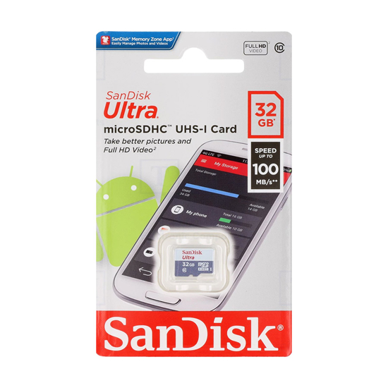 Picture of Micro SD SanDisk SDHC 32GB 100MB/s bez adaptera SDSQUNR-032G-GN3MN