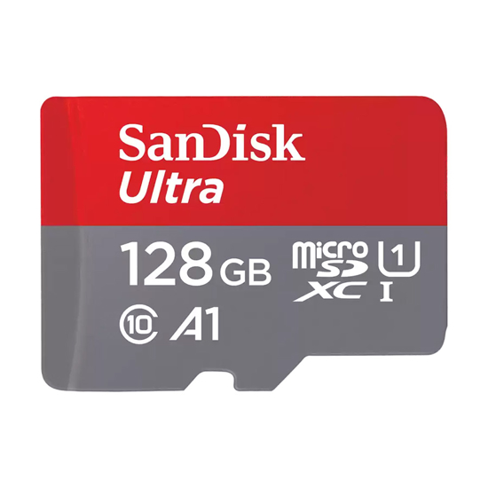 Picture of Micro SD SanDisk SDXC 128GB Ultra 100MB/Class 10/UHS-I  SDSQUNR-128G-GN6MN