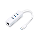 Picture of USB to LAN TP-LINK UE330 USB 3.0 3-Port Hub & Gigabit Ethernet Adapter 2 in 1 USB Adapter