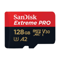 Picture of Micro SD SanDisk SDXC 128GB Extreme Pro 200MB/s A2 C10 V30 UHS-I US sa adapterom SDSQXCD-128G-GN6MA