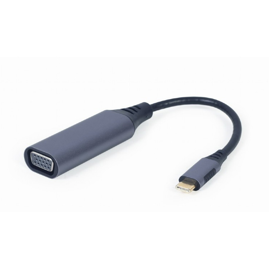 Type-C to VGA, adapter kabl, GEMBIRD USB-C to VGA, A-USB3C-VGA-01