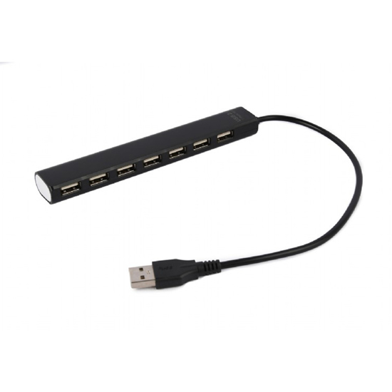 Picture of USB HUB 2.0 7-port black, GEMBIRD UHB-U2P7-04