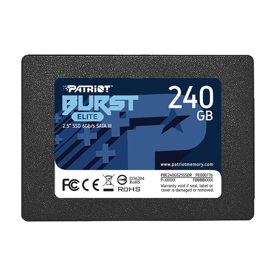 Picture of SSD 2,5 240GB Patriot BURST ELITE SATA3 PBE240GS25SSDR