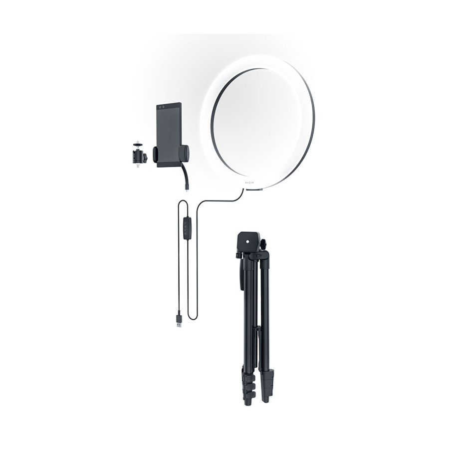 LED Ring Razer Ring Light - 12 USB LED Ring Light for PC and Mobile Streaming - FRML Packaging RZ19-03660100-R3M1