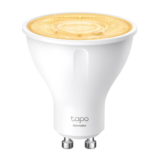 Picture of TP-Link Tapo L610 Smart Wi-Fi Spotlight, Dimmable, 2.4 GHz, GU10 Base, 220–240 V, 50/60 Hz, 350 lm, 2.9 W, 2,700 K, Beam Angle 40° , 3 kWh / 1000h, li