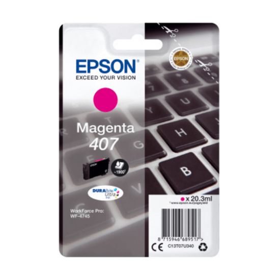 Picture of TINTA EPSON WF-4745 L MAGENTA (EPSON 407)
