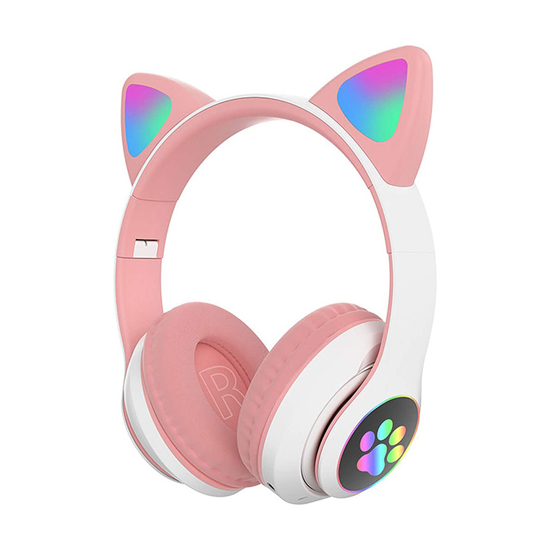 Picture of Slušalice za djecu CAT EAR Kids STN-28, bluetooth, pink + bijela