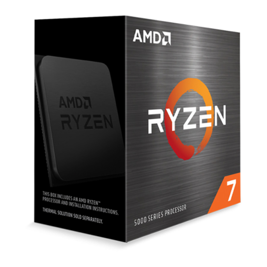 Picture of AMD Ryzen 7 5800X AM4 BOX 8 cores,16 threads,3.8GHz 32MB L3,105W,bez hladnjaka, 