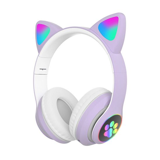 Picture of Slušalice za djecu CAT EAR Kids STN-28, bluetooth, ljubičaste