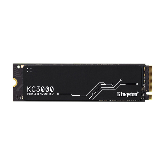 Picture of Kingston SSD 512GB KC3000 M.2, NVMe PCIe Gen 4.0 R/W 7000/3900MB/s  SKC3000S/512G