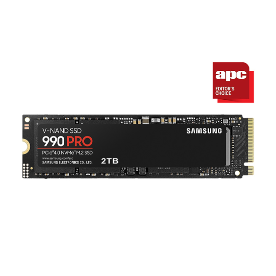 Picture of Samsung SSD 990 PRO 2TB NVMe MZ-V9P2T0BW Up to 7,450 / 6,900 MB/s sequential read/write speed