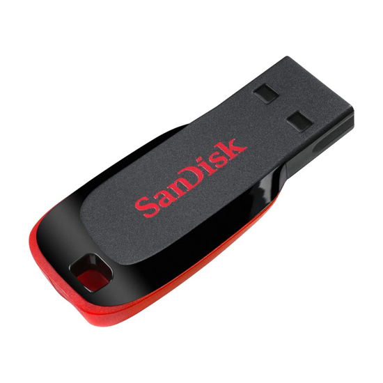 Picture of USB Memory stick SanDisk 128GB USB 2.0 Cruzer Blade Teardrope SDCZ50-128G-B35 