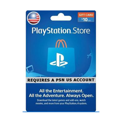 Playstation Network – United States 10$