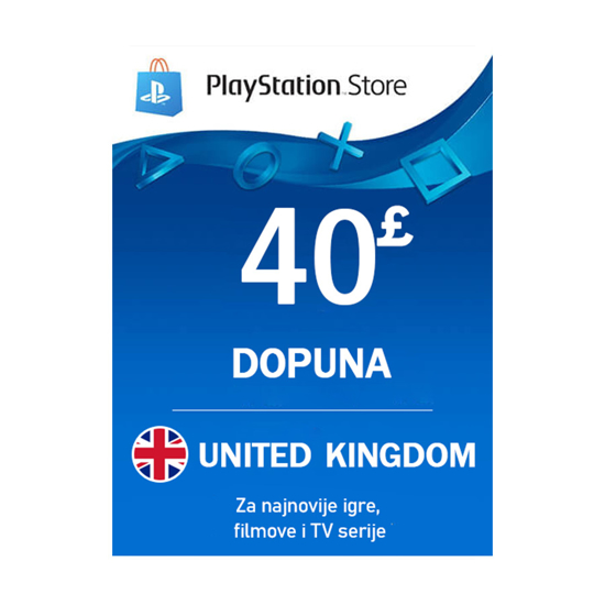 Picture of Playstation Network - United Kingdom 40L