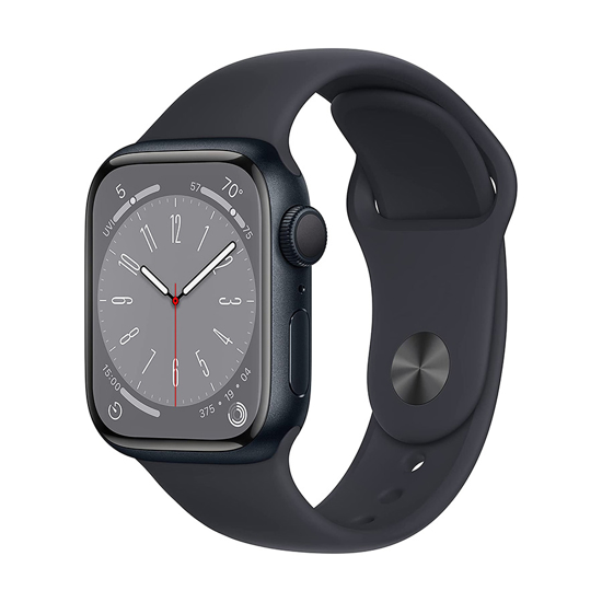 Picture of Apple Watch 8 41mm Midnight Aluminium Case with Sport Band - Midnight 
