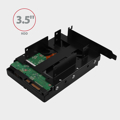 Picture of Adapter interni AXAGON RHD-P35 2x2,5" HDD/SSD into PCI position, black 