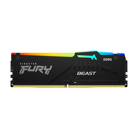 Picture of Kingston 32GB 5200MHz DDR5 RGB Fury Beast RGB CL40, XMP 3.0 Ready, KF552C40BBA-32