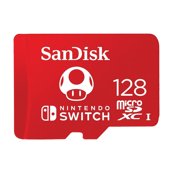 Picture of Micro SD SanDisk 128GB Licenciran za Nintendo Switch - SDSQXAO-128G-GNCZN