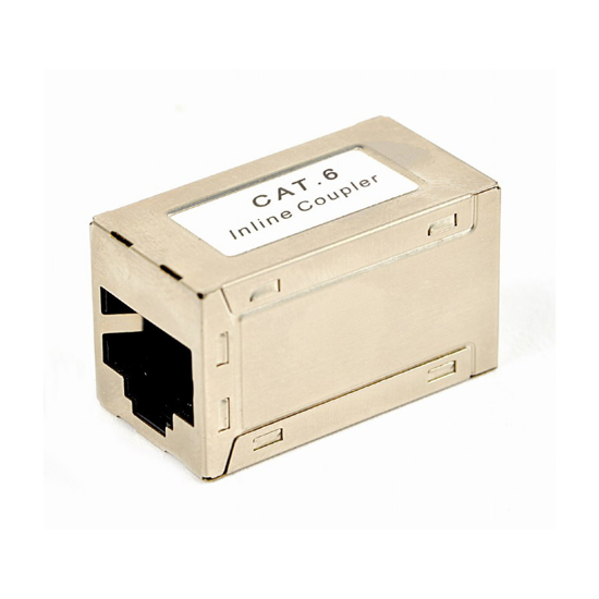 Picture of FTP shielded Cat 6 Lan coupler, GEMBIRD NCA-LC6S-01