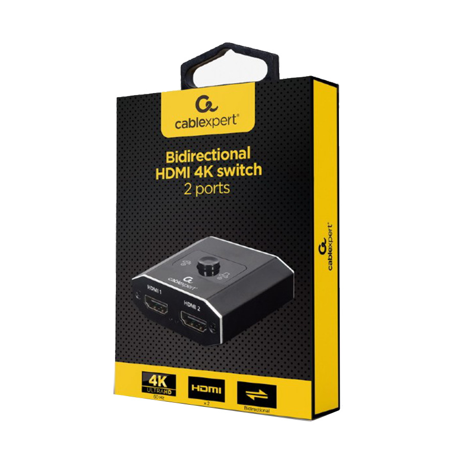 HDMI Bidirectional switch, 2 port, GEMBIRD, DSW-HDMI-21