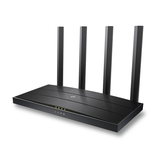 Picture of ROUTER TP-Link AX12 AX1500 Dual-Band Wi-Fi 6 Router, 300 Mbps at 2.4 GHz + 1201Mbps at 5 GHz, 4× Antennas, 1GHz Dual Core CPU, 1× G WAN Port 