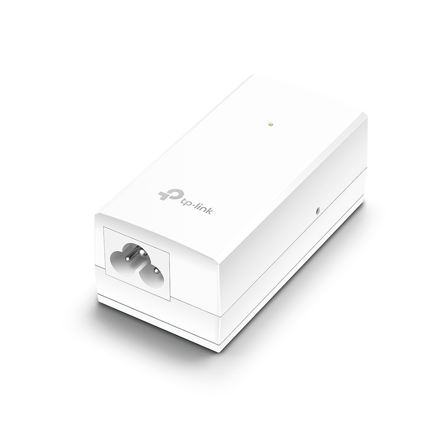 TP-LINK TL-POE2412G 24V Passive POE adapter, maximum 12W power supply, 2 Giga Ethernet port, AC 100-120V~50/60Hz input, support wall mounting.