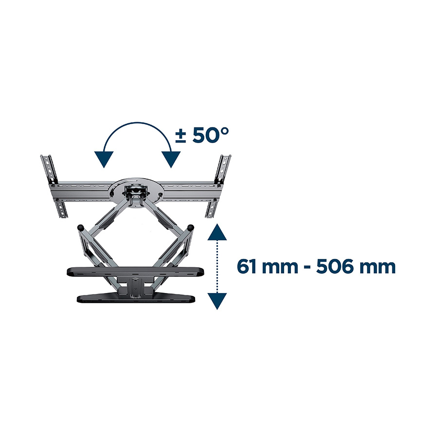 Zidni nosač GEMBIRD WM-80STR-01, Rotating full motion, 40" - 80"