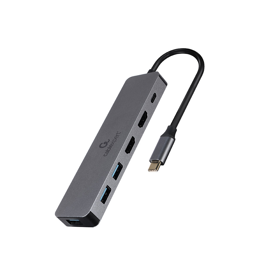 Docking station GEMBIRD USB adapter Type-C 3-in-1 multi-port adapter Hub + HDMI + PD, A-CM-COMBO3-03