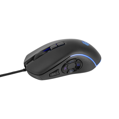 GEMBIRD MUSG-RAGNAR-RX500 Gaming optički miš, RGB pozadinsko osvjetljenje, 1000-7200 Dpi, 10 tipki 125 mm