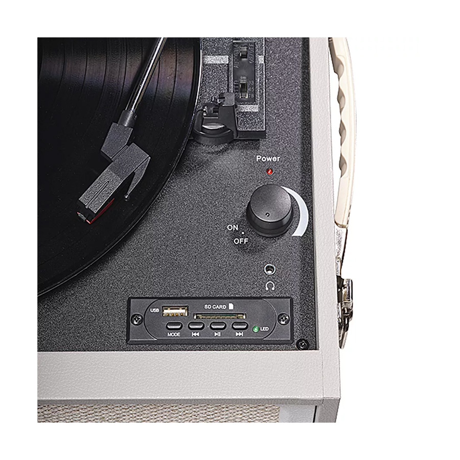 Denver gramofon VPR-250. FM radio, Bluetooth. USB. Zvučnik. Retro dizajn