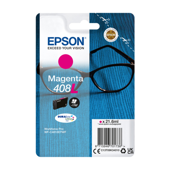 Picture of Tinta Epson DURABrite Ultra Spectacles 408/408L magenta