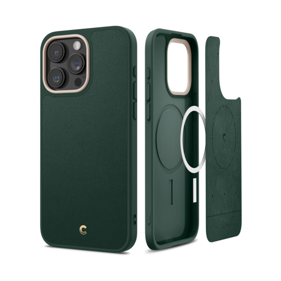 Picture of CASE SPIGEN CYRILL KAJUK MAG MAGSAFE - ACS06635 ZA IPHONE 15 PRO MAX - FOREST GREEN