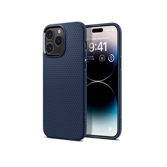 Picture of FUTROLA SPIGEN LIQUID AIR ACS06705 ZA IPHONE 15 PRO - PLAVA NAVY