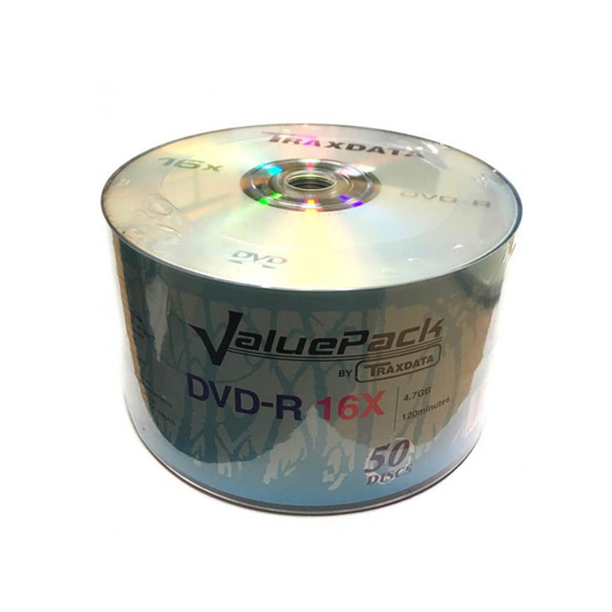 Picture of DVD-R TRAXDATA, 4.7GB, 16X, spindle 50 kom Value pack
