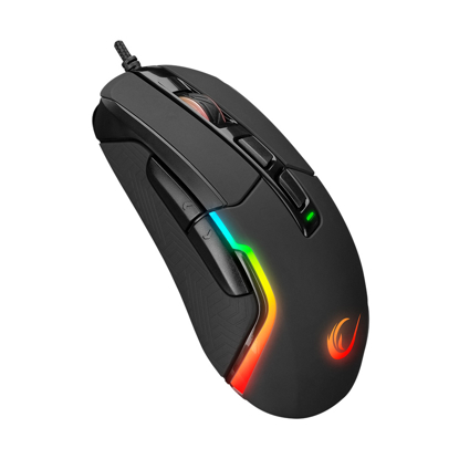 Rampage Miš gaming SMX-R68 FALCON-X USB, , 6400dpi RGB LED, Crni