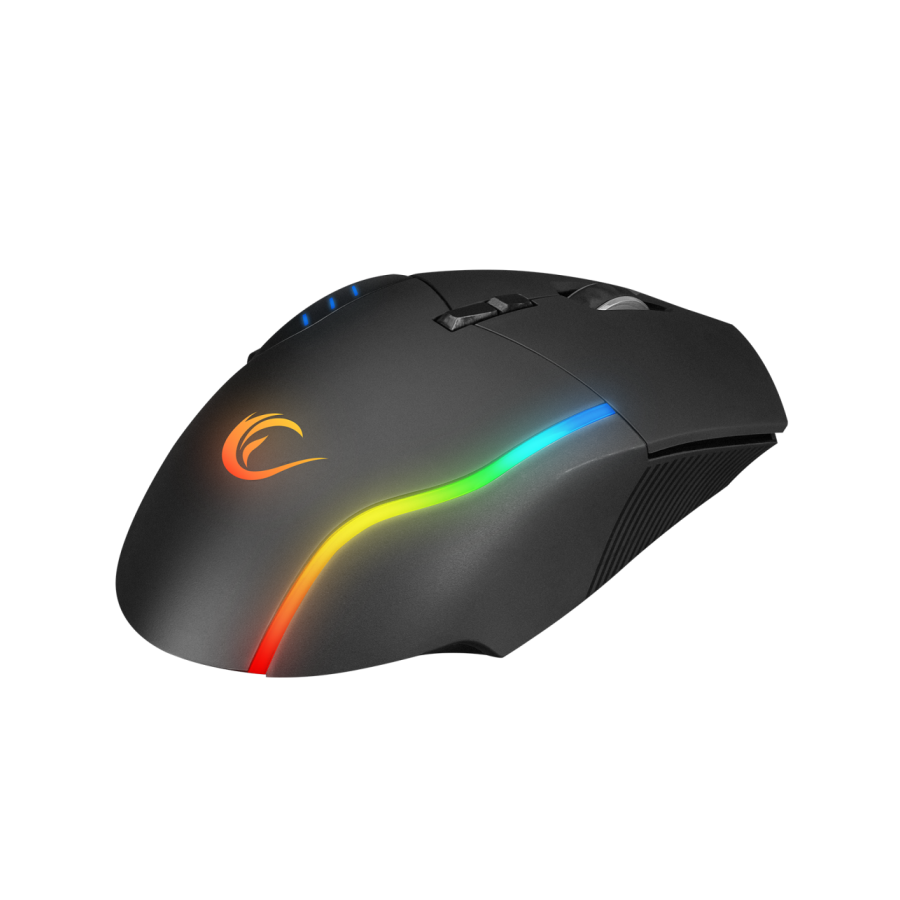 Miš gaming RAMPAGE SMX-R83 X-FORCE black, USB, 10000dpi, RGB